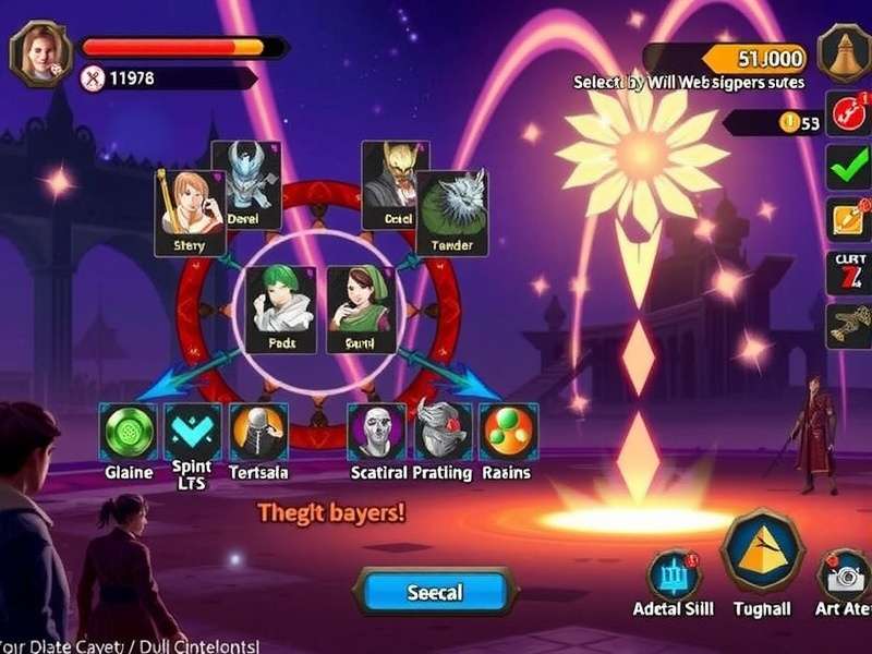 Net Blade Character Selection Screen